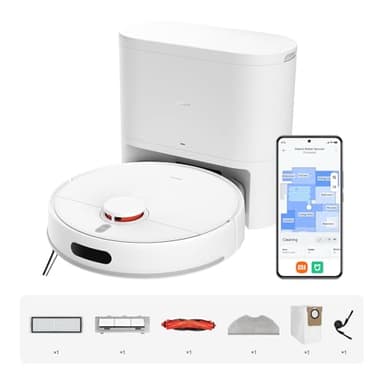 XIAOMI Robot Vacuum H40 : Aspiration 10 000 Pa, Navigation LDS, cartographie Intelligente, Brosse Anti-enchevêtrement, vidage Auto, 180 Min d’autonomie, appli Home, contrôle Vocal.